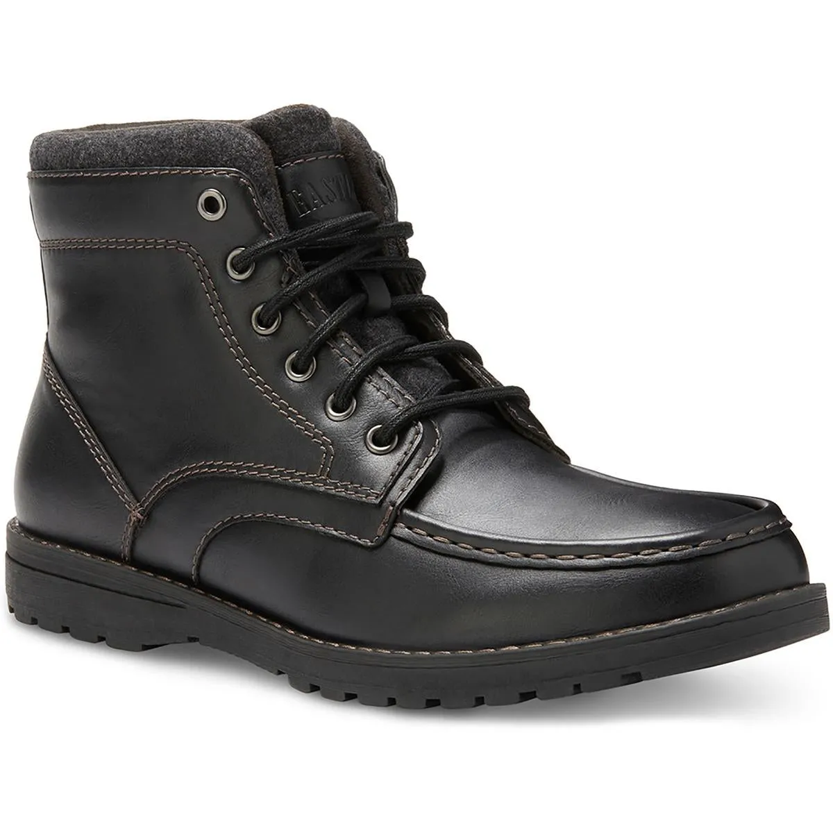 DRAKE Mens Memory Foam Synthetic Combat & Lace-Up Boots