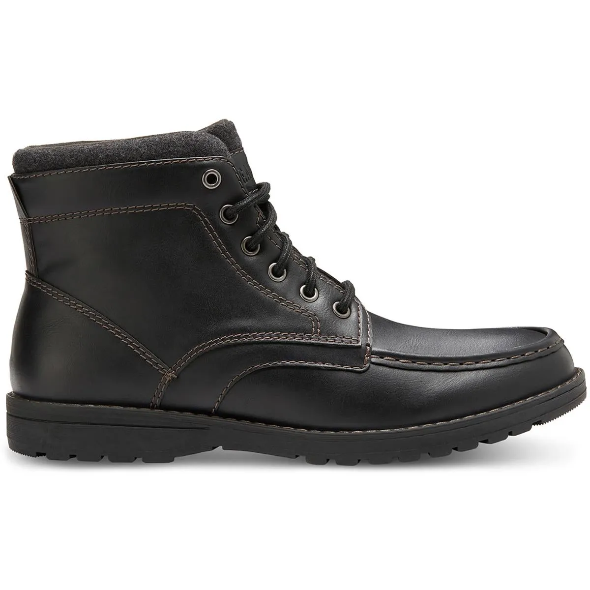 DRAKE Mens Memory Foam Synthetic Combat & Lace-Up Boots