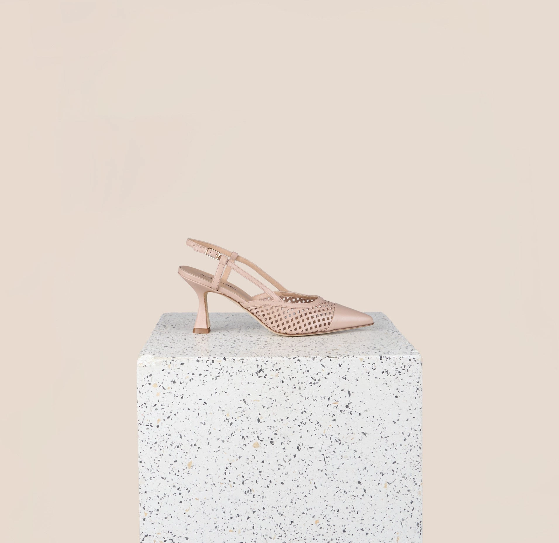 Emma - Perforated Beige Nude