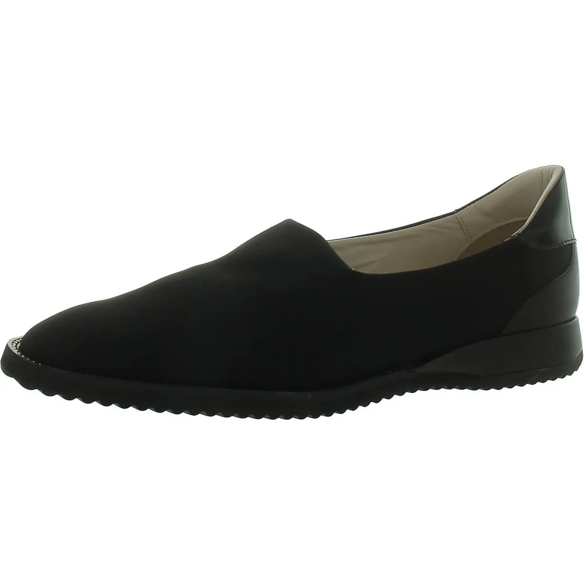 Eufemio Womens Velvet Slip On Flats