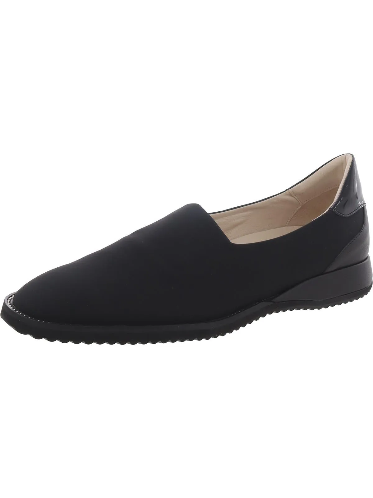 Eufemio Womens Velvet Slip On Flats