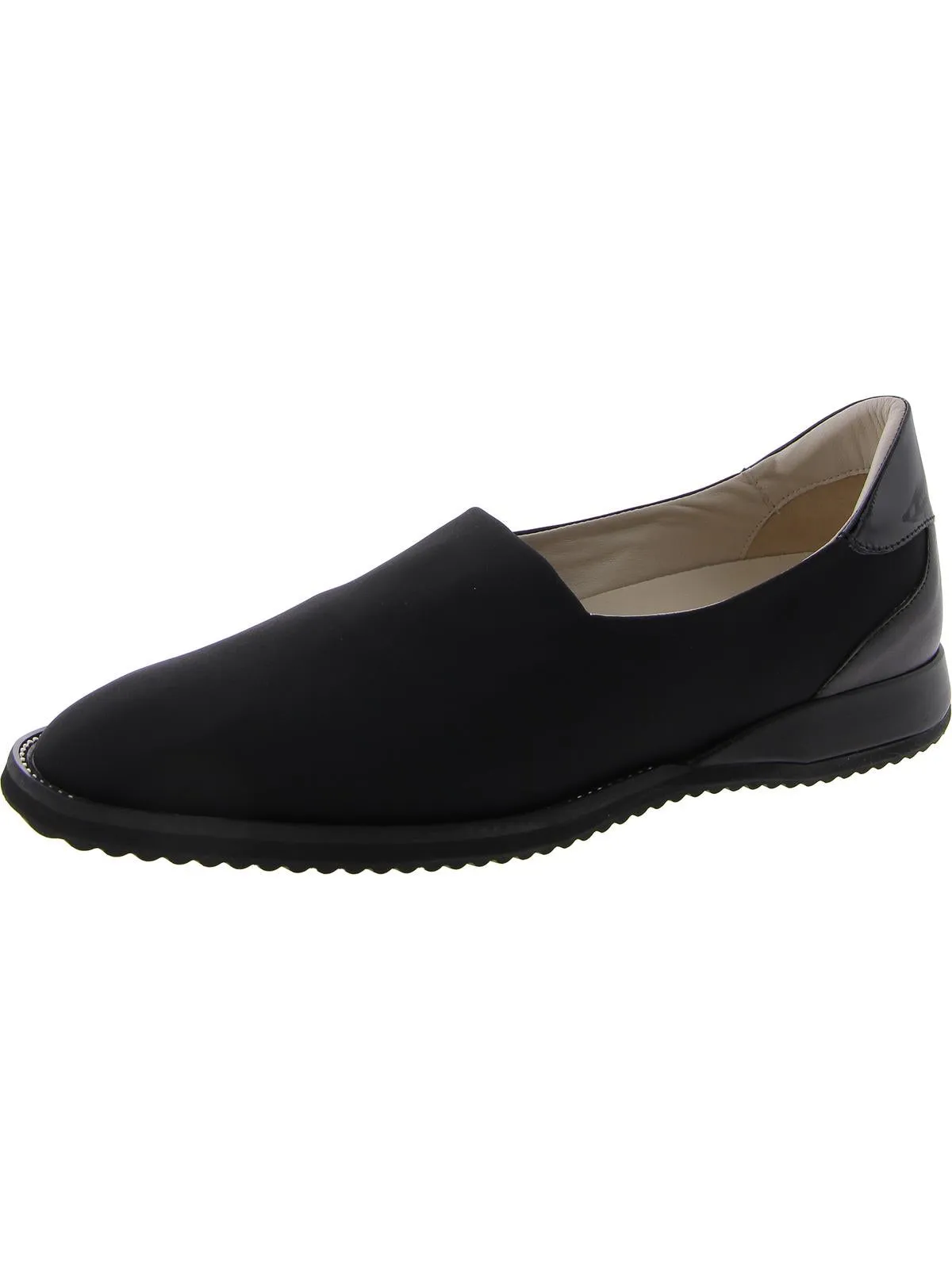 Eufemio Womens Velvet Slip On Flats