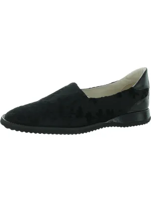 Eufemio Womens Velvet Slip On Flats