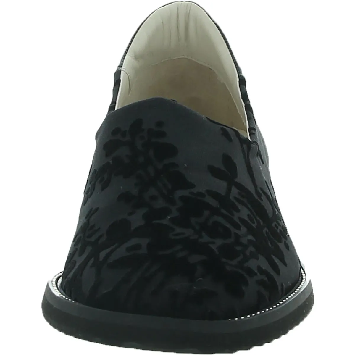 Eufemio Womens Velvet Slip On Flats
