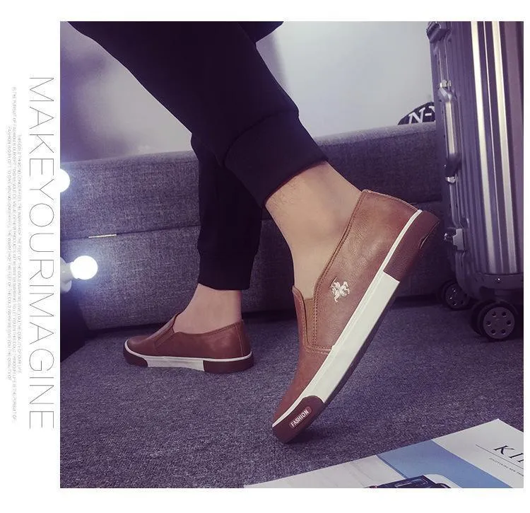 Fashion Brand Leather Loafers For Men
