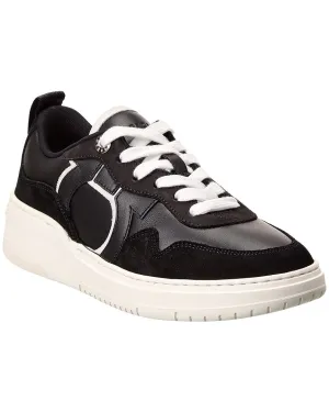 Ferragamo Dania Leather & Suede Sneaker