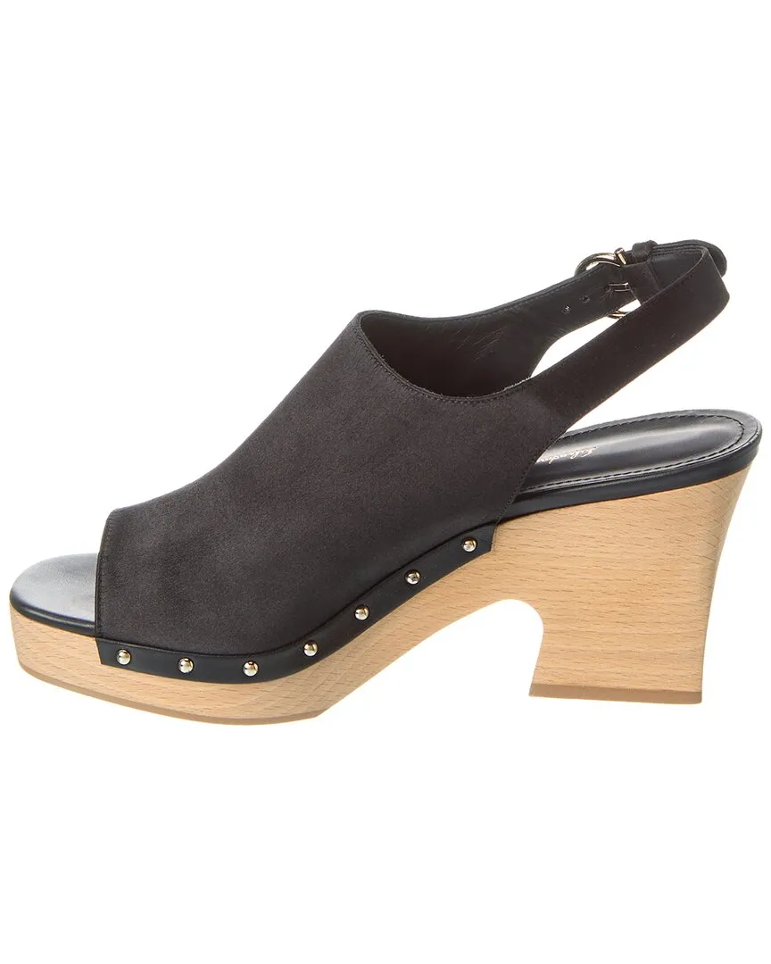 Ferragamo Susanne Satin Sandal