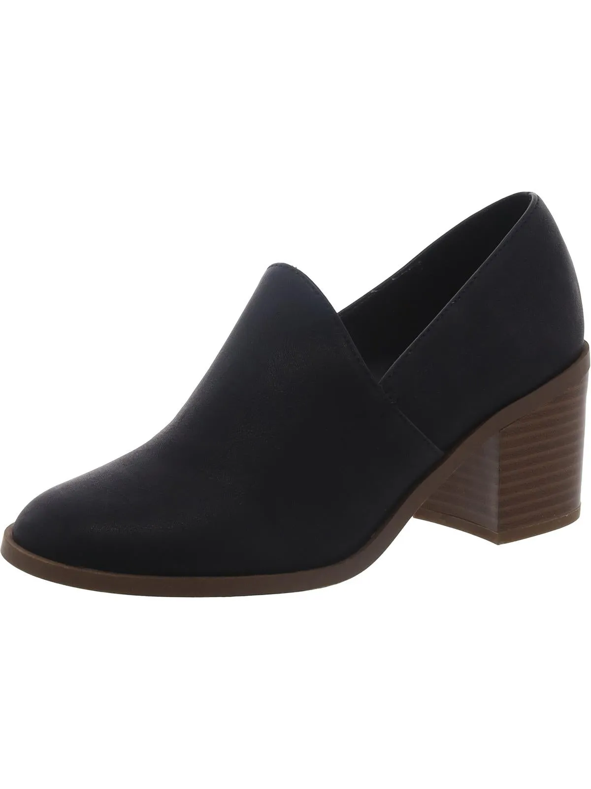 Fiskaa Womens Faux Leather Slip On Loafers