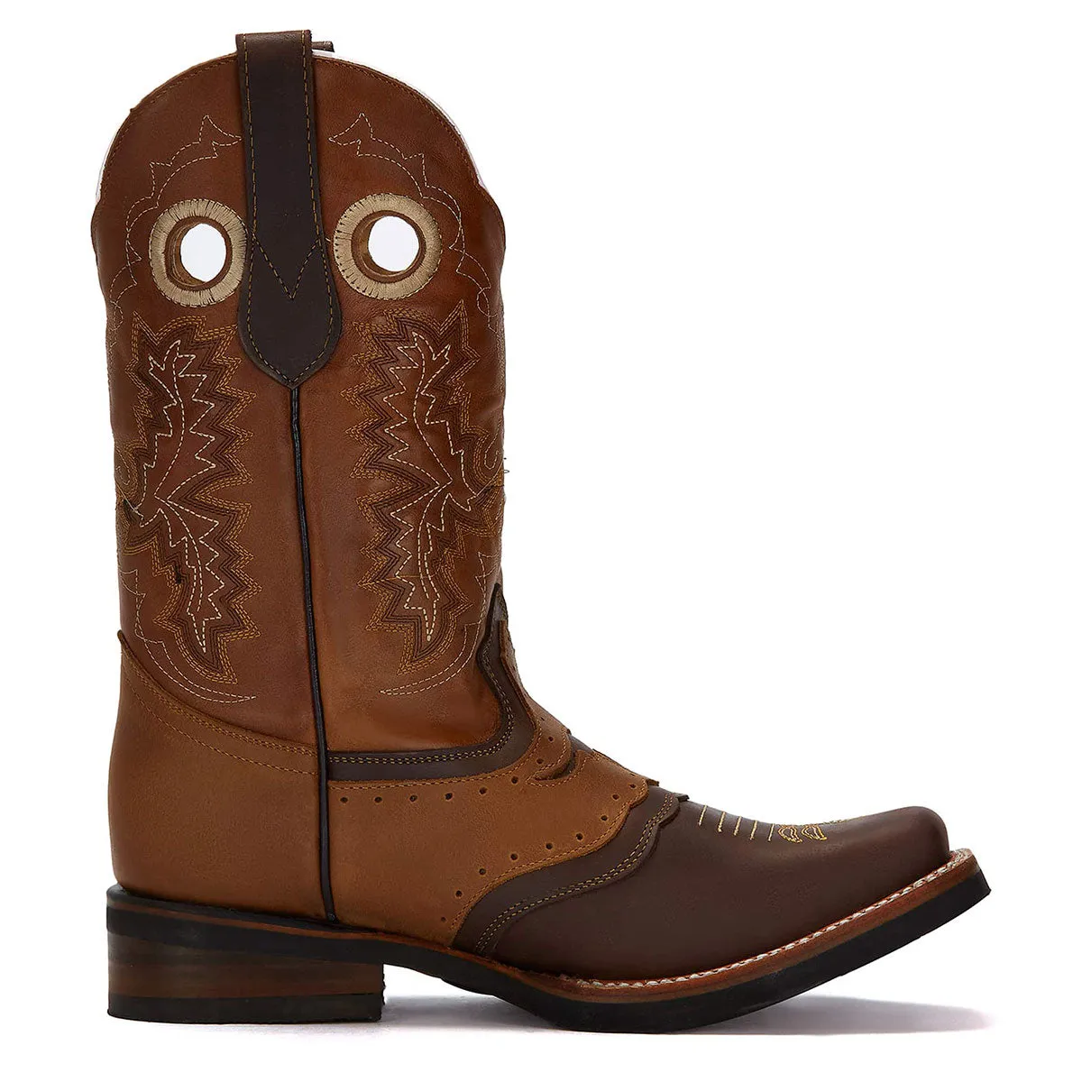 Forastero Men Western Cowboy Leather Boots