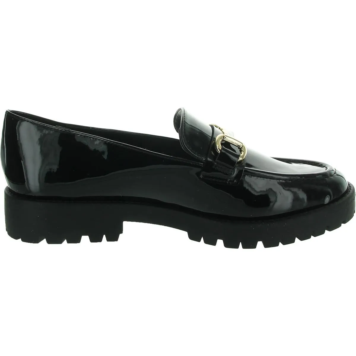 Franny Womens Patent Embellished Loafers