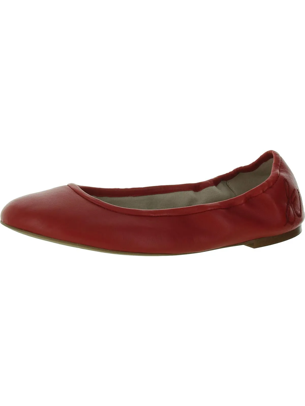 Fritz Womens Leather Signature Ballet Flats