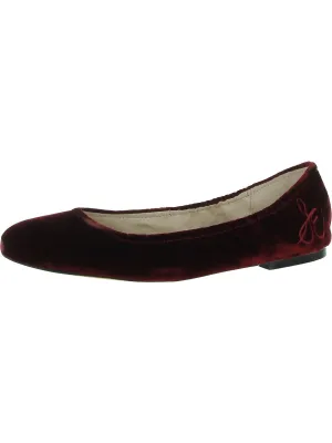 Fritz Womens Leather Signature Ballet Flats