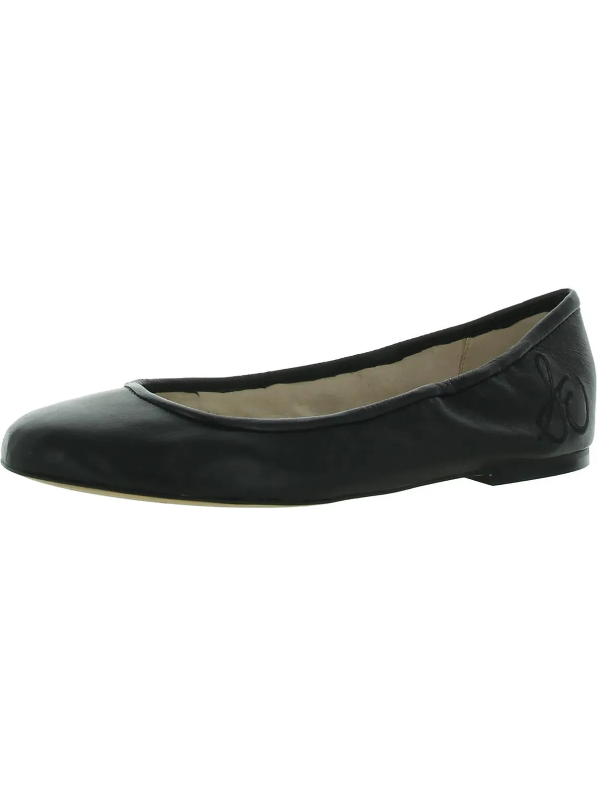 Fritz Womens Leather Signature Ballet Flats