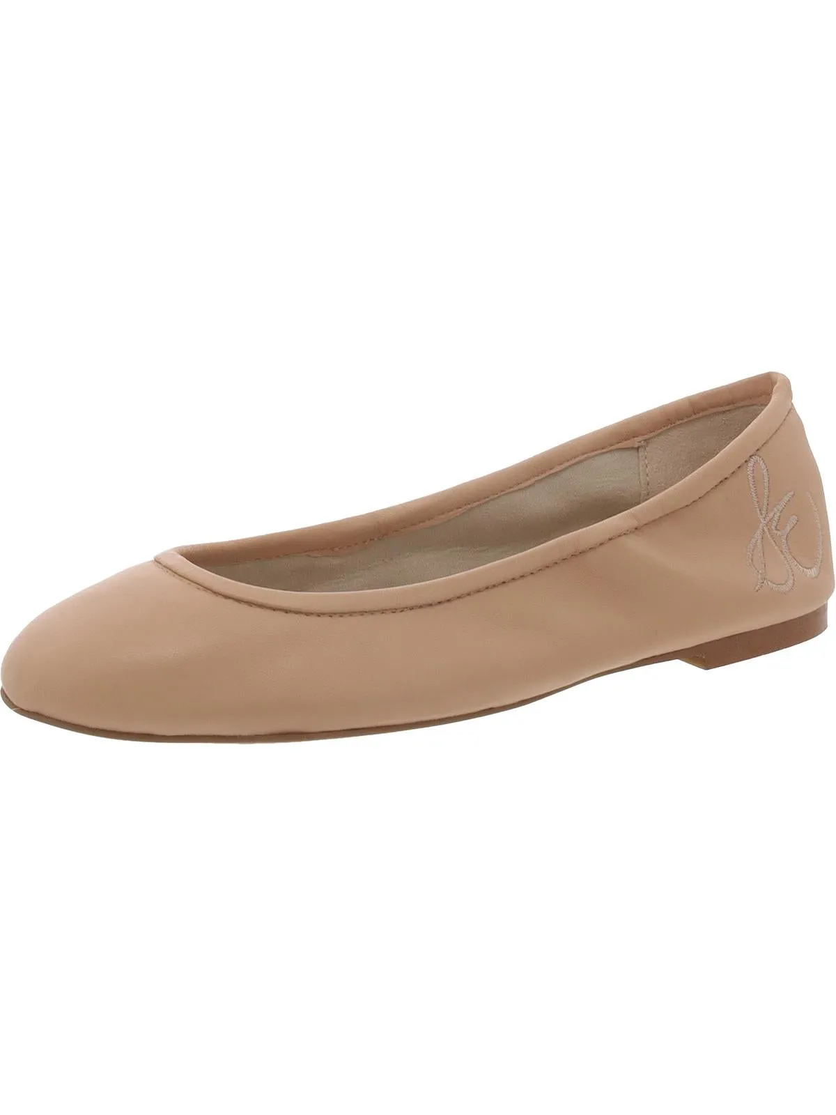 Fritz Womens Leather Signature Ballet Flats