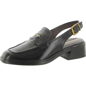 Giada Womens Block Heel Slingback Loafers