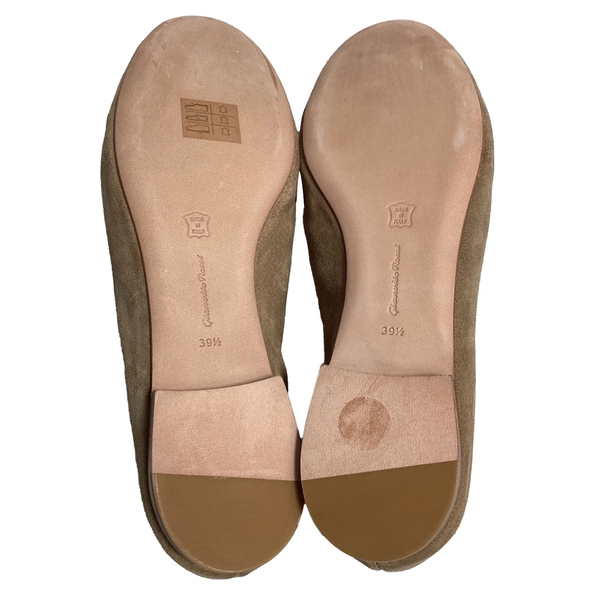 Gianvito Rossi Maxime Logo Loafers in Brown Suede