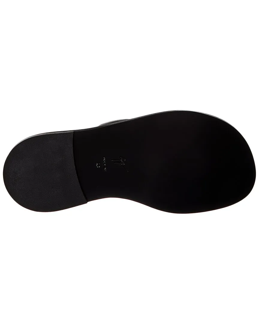 Giuseppe Zanotti Kanot Leather Sandal