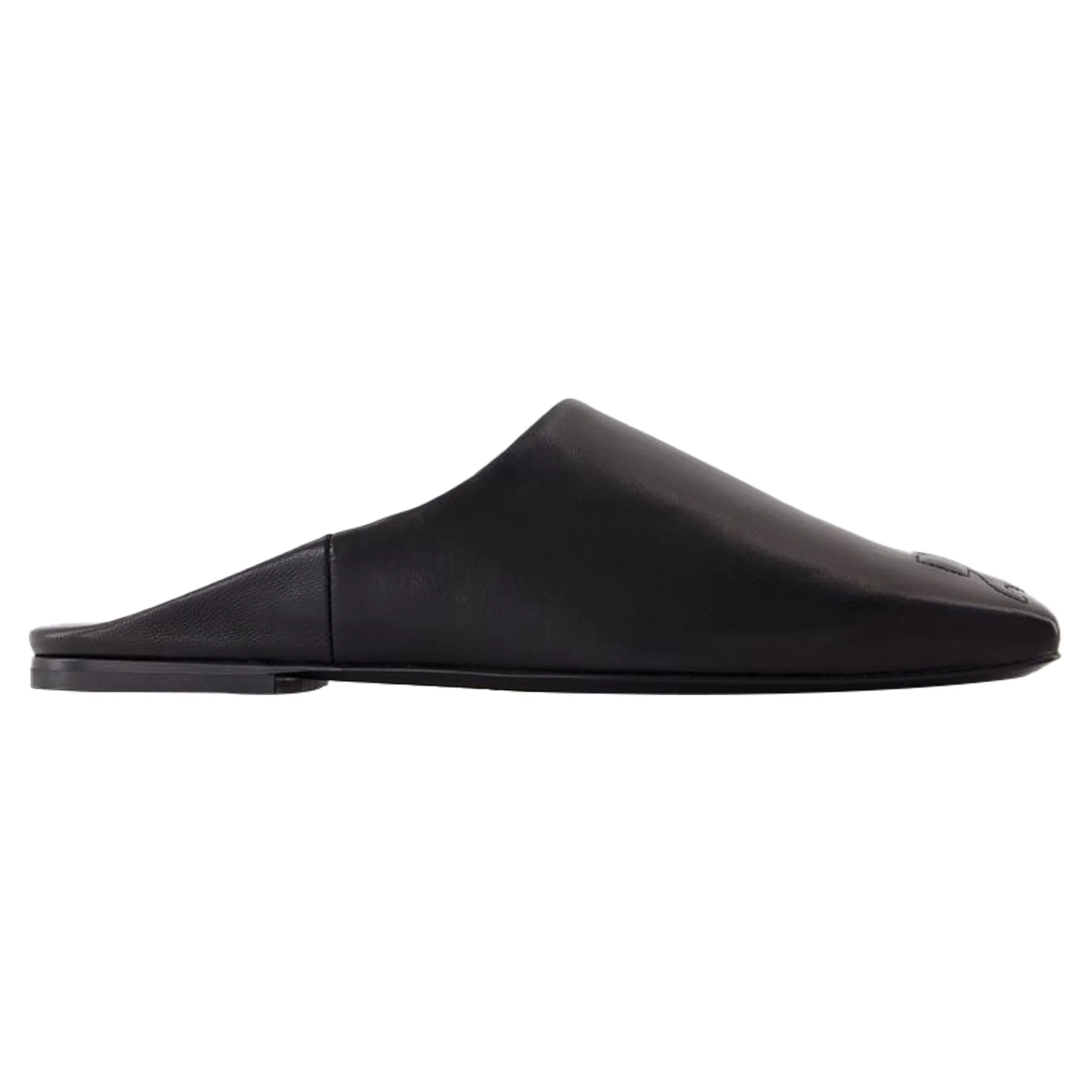 Heritage Shadow Mules - Courreges - Leather - Black