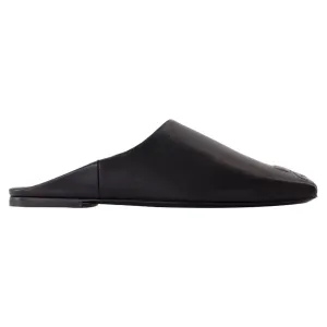Heritage Shadow Mules - Courreges - Leather - Black