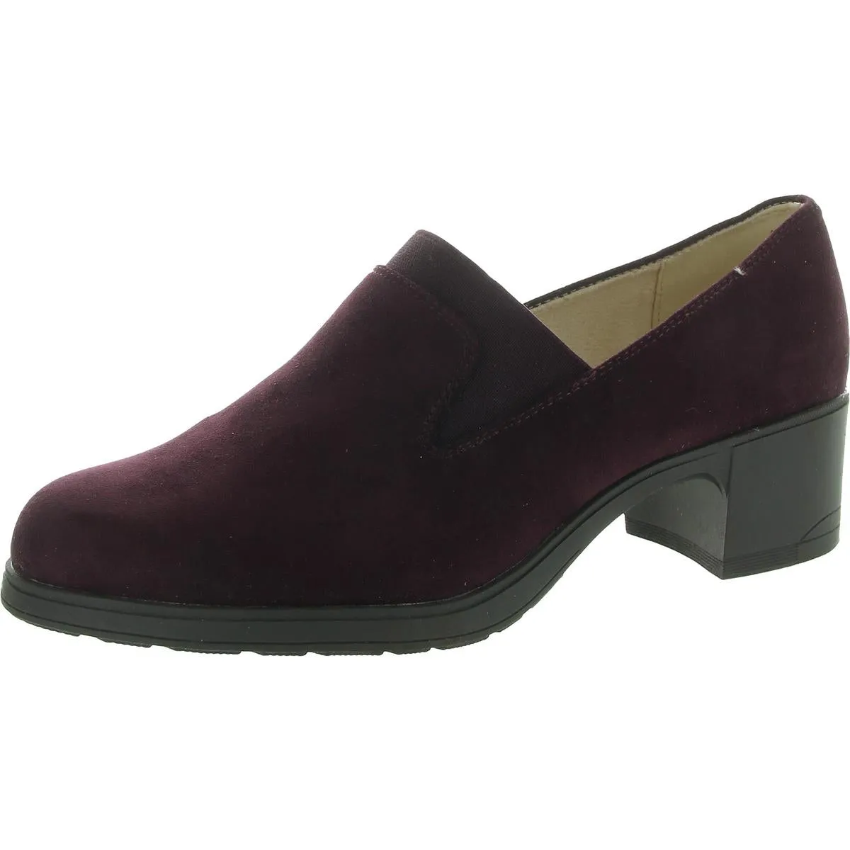 Hunton Womens Faux Suede Slip-On Loafers