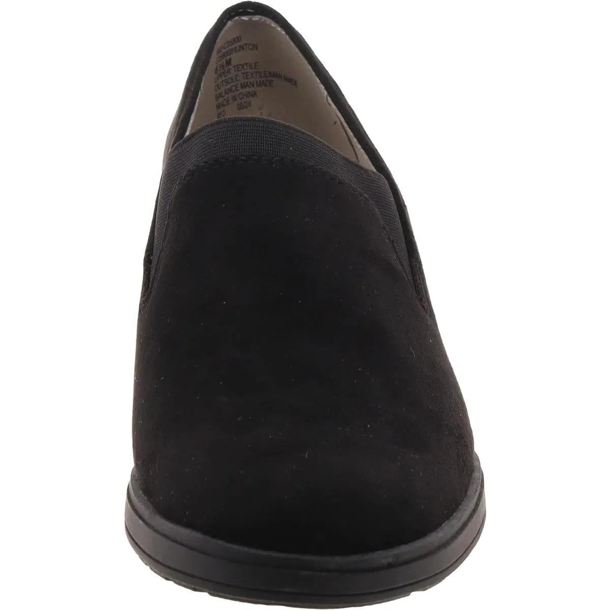 Hunton Womens Faux Suede Slip-On Loafers