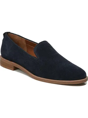 Jeena Womens Suede Flat Loafers