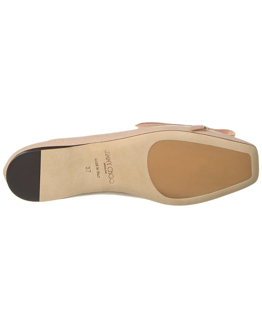 Jimmy Choo Veda Linen Ballerina Flat