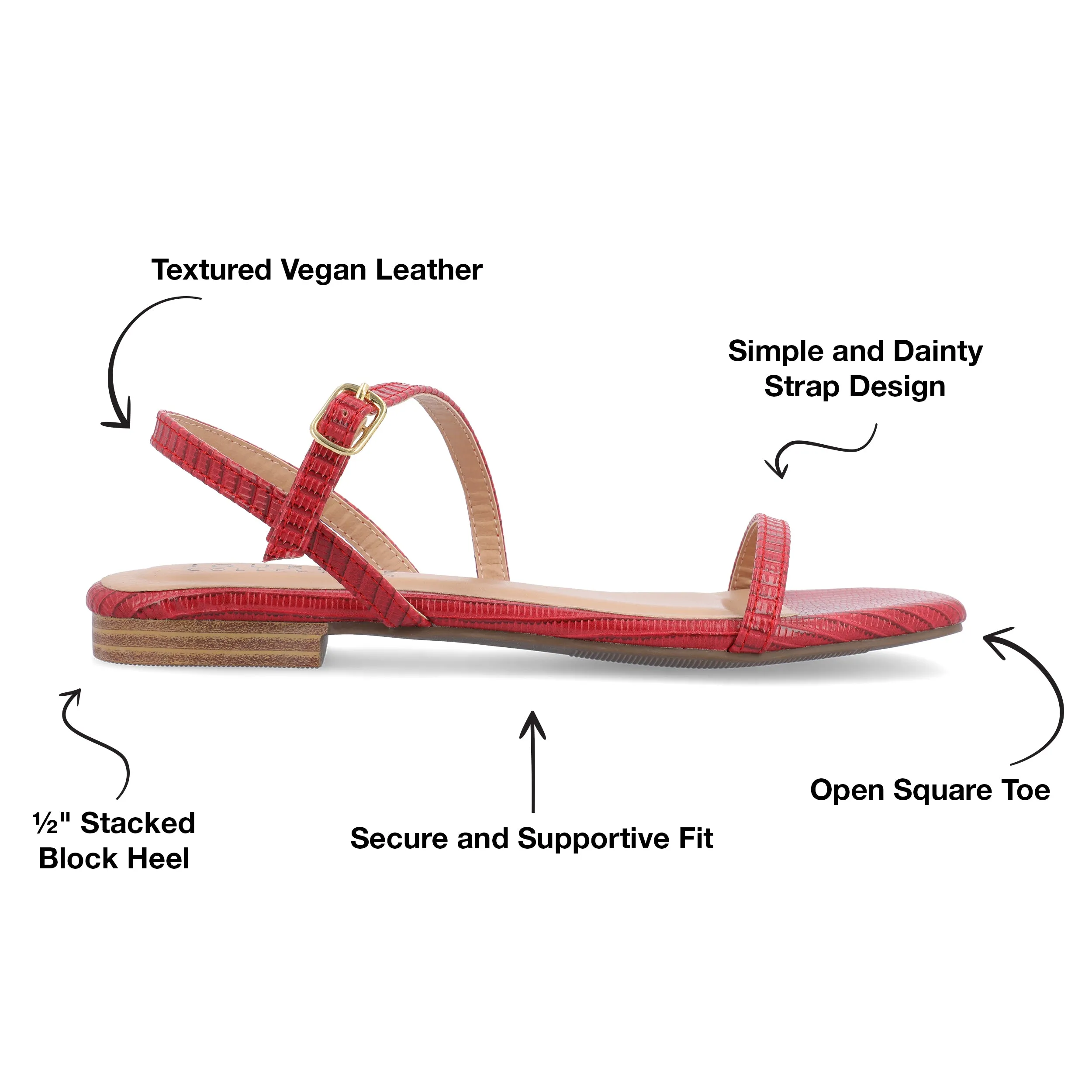 Journee Collection Women's Crishell Sandals