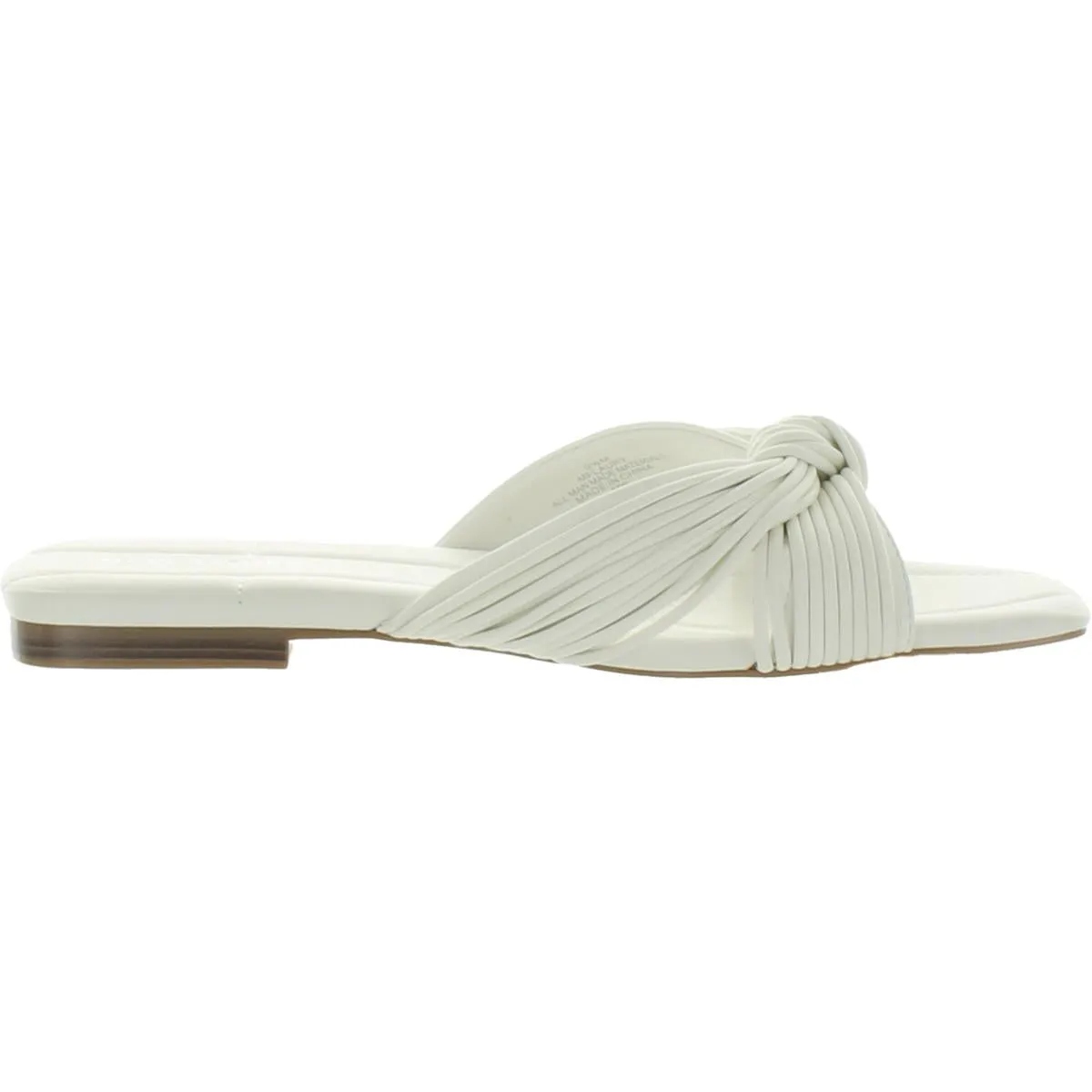 Laury Womens Slip On Strappy Slide Sandals