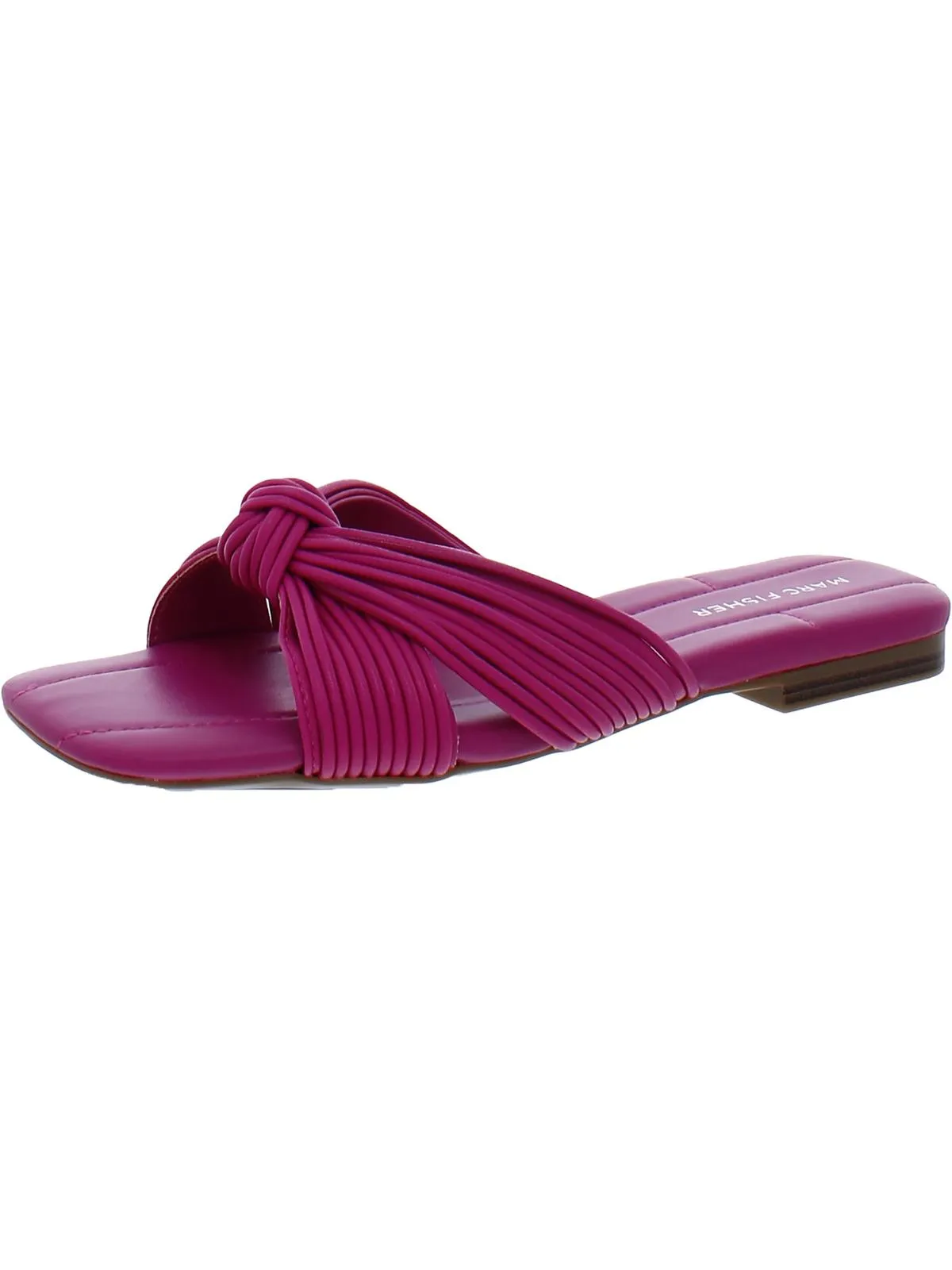 Laury Womens Slip On Strappy Slide Sandals