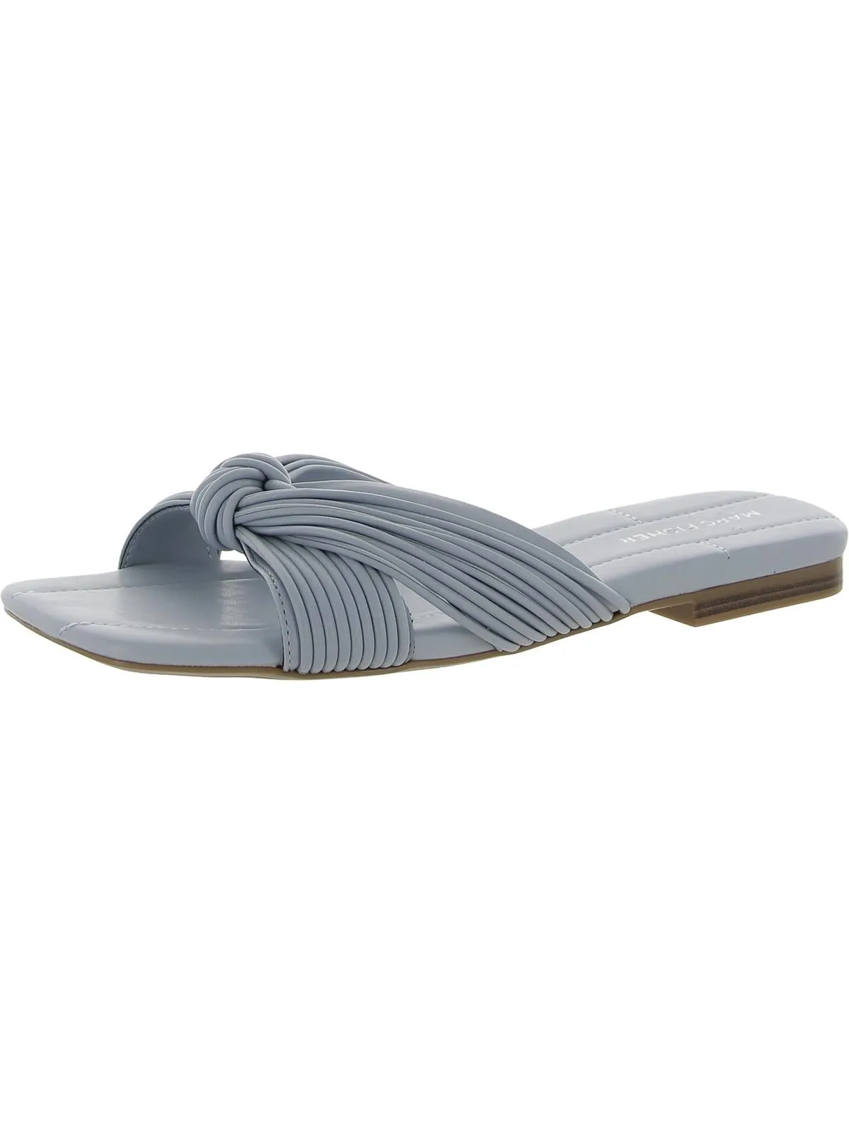 Laury Womens Slip On Strappy Slide Sandals
