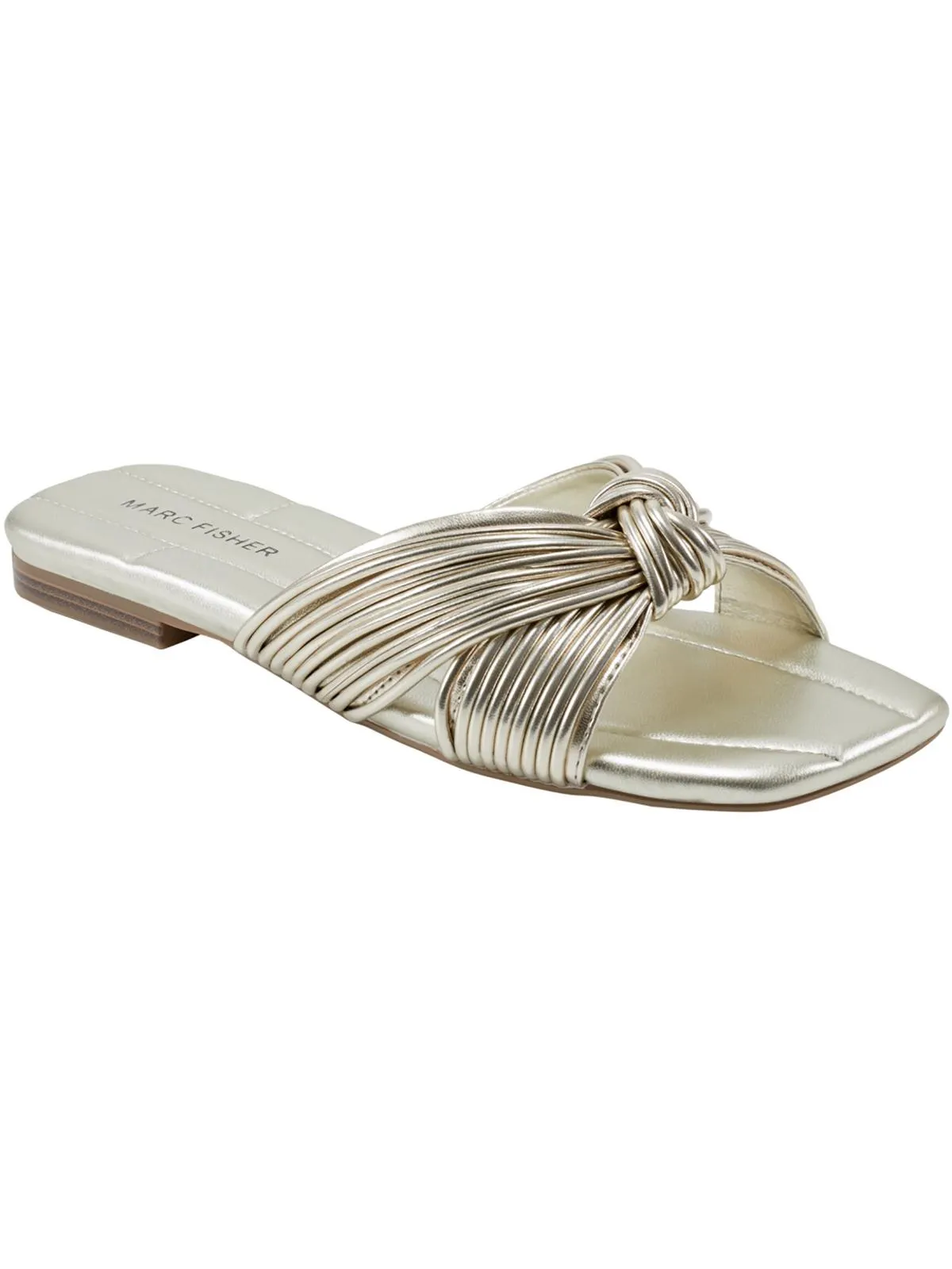 Laury Womens Slip On Strappy Slide Sandals