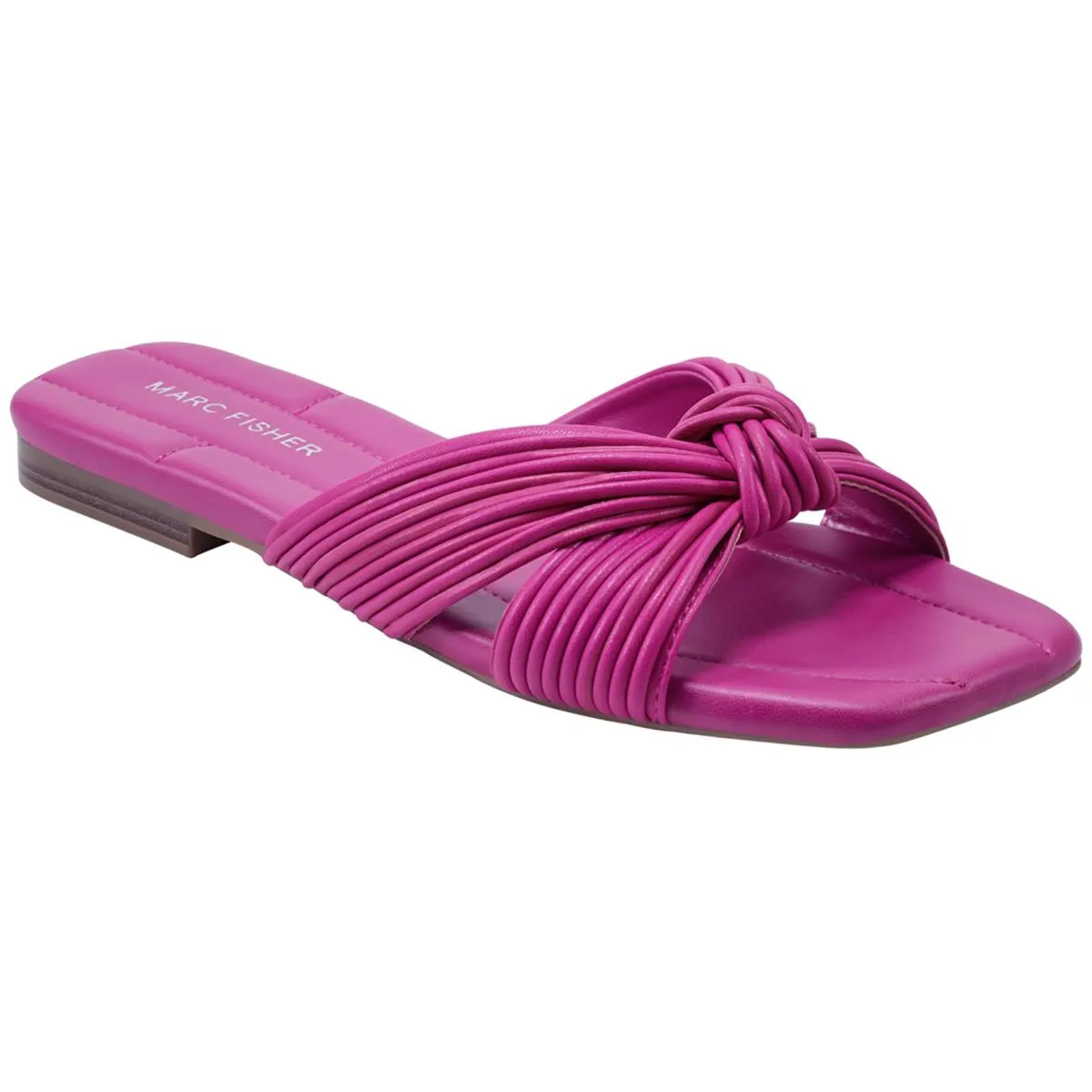 Laury Womens Slip On Strappy Slide Sandals