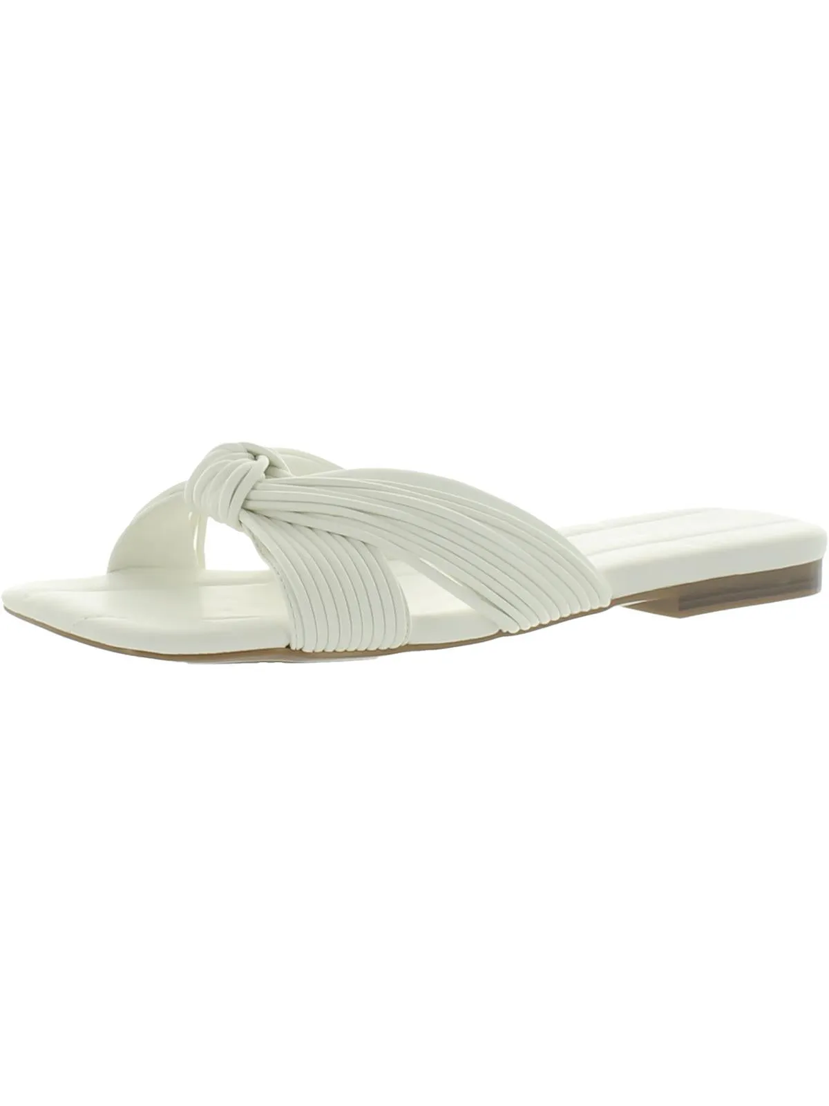 Laury Womens Slip On Strappy Slide Sandals