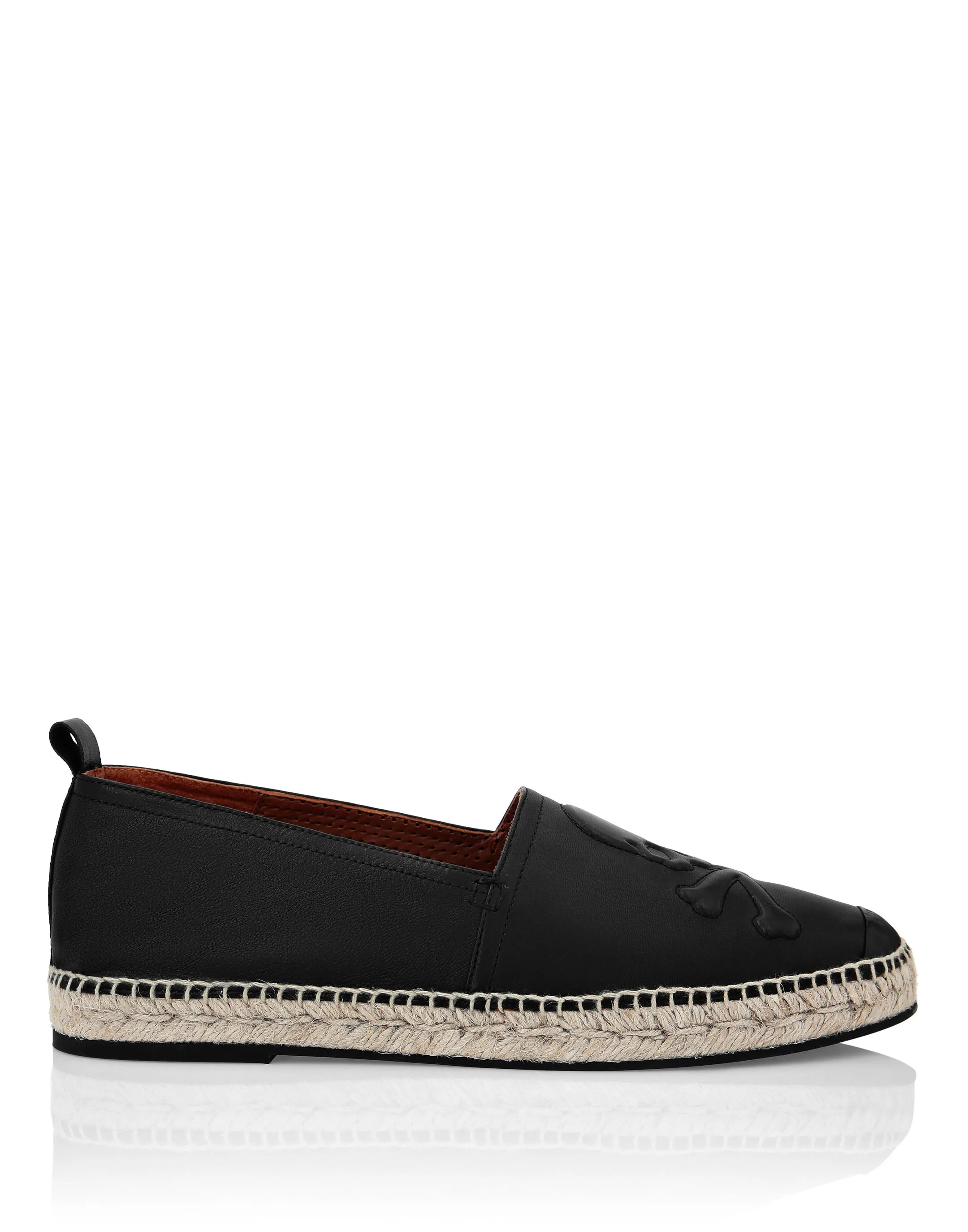 Leather Espadrillas Skull