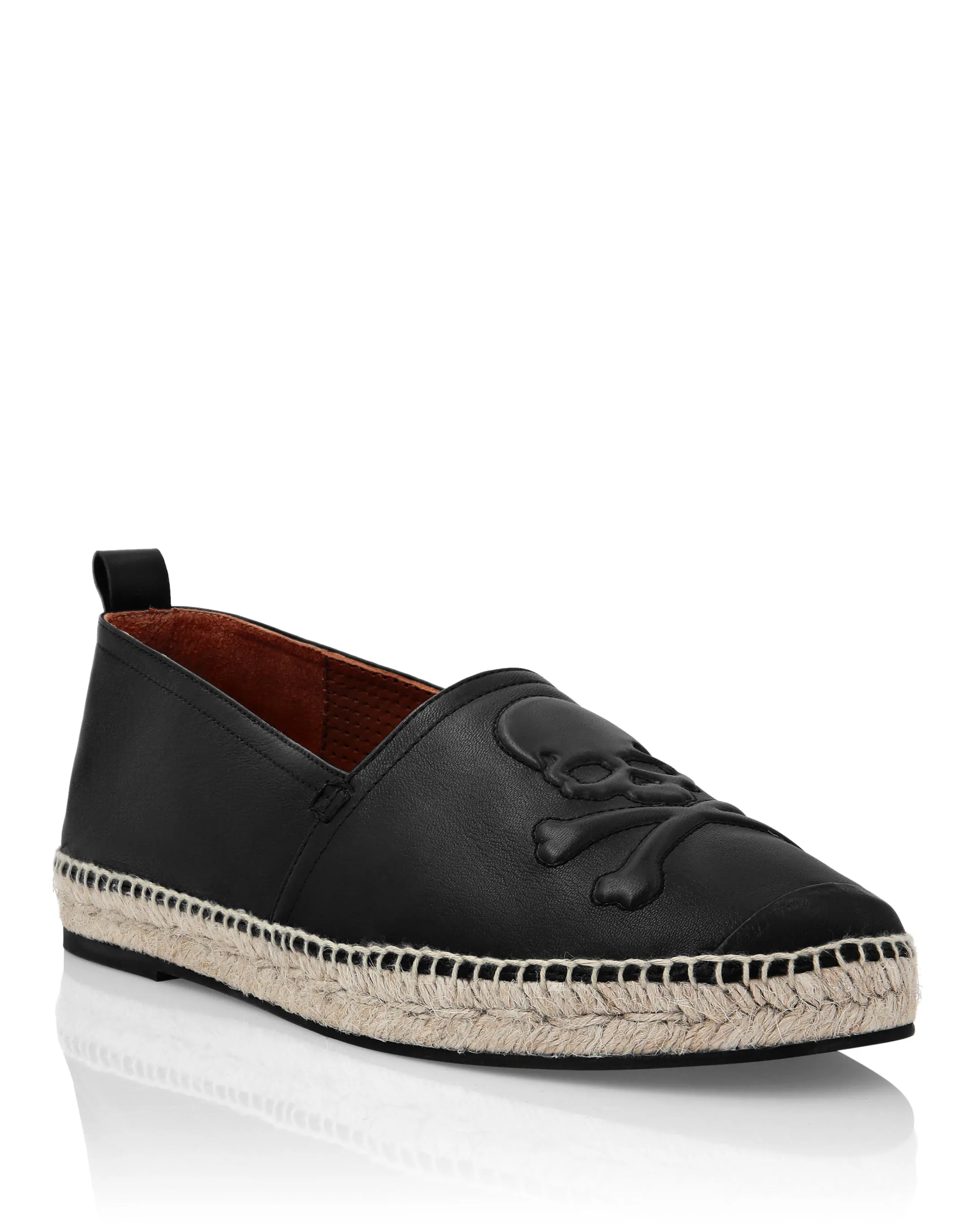 Leather Espadrillas Skull