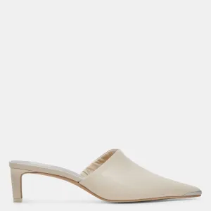 Lexy Heels Ivory Leather