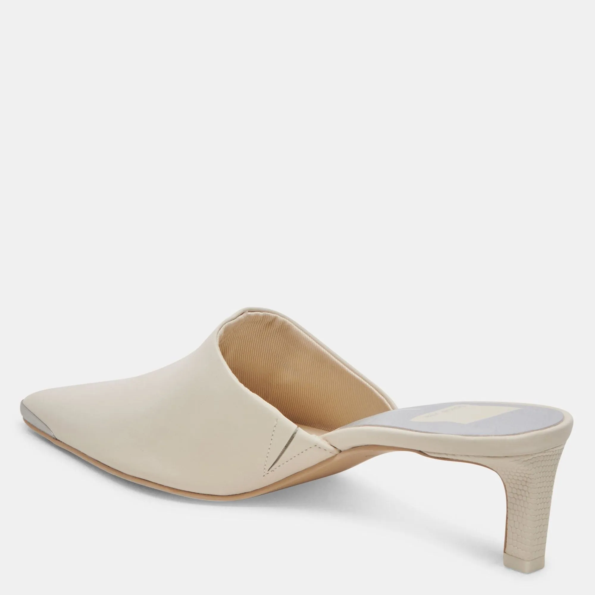 Lexy Heels Ivory Leather