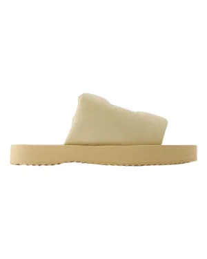 LF Knight Slab Sandals- Burberry - Leather - Beige