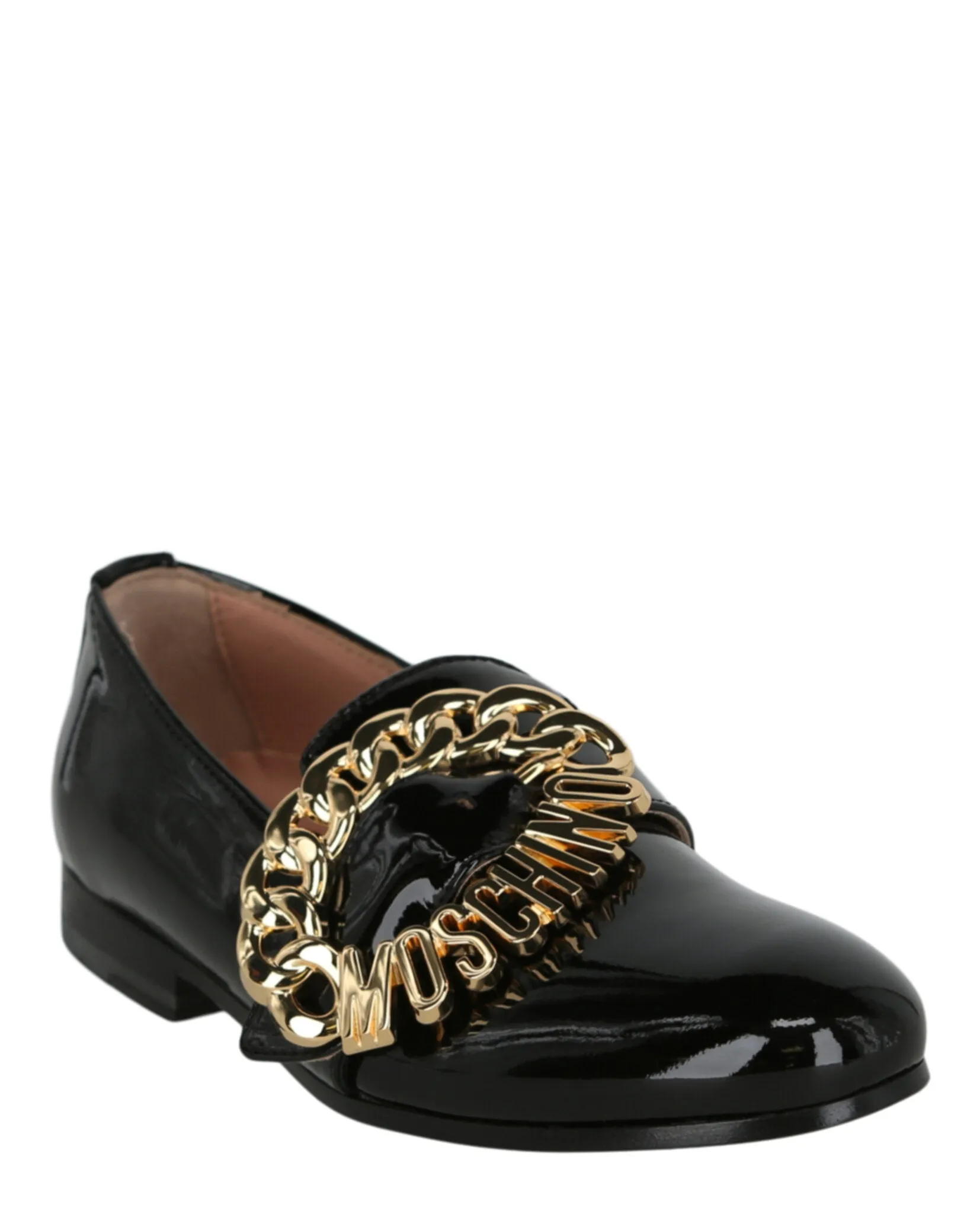 Logo Buckle Loafers