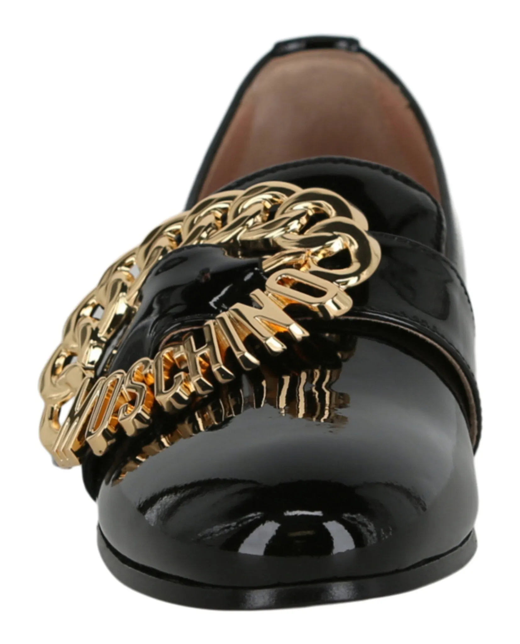 Logo Buckle Loafers