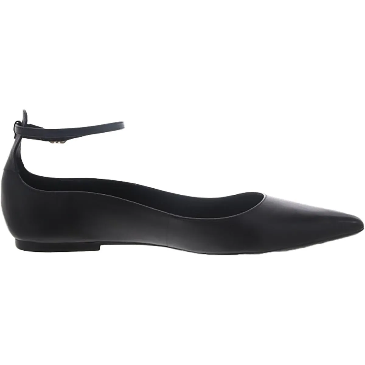 Madison  Womens Leather Pointed Toe Ballet Flats
