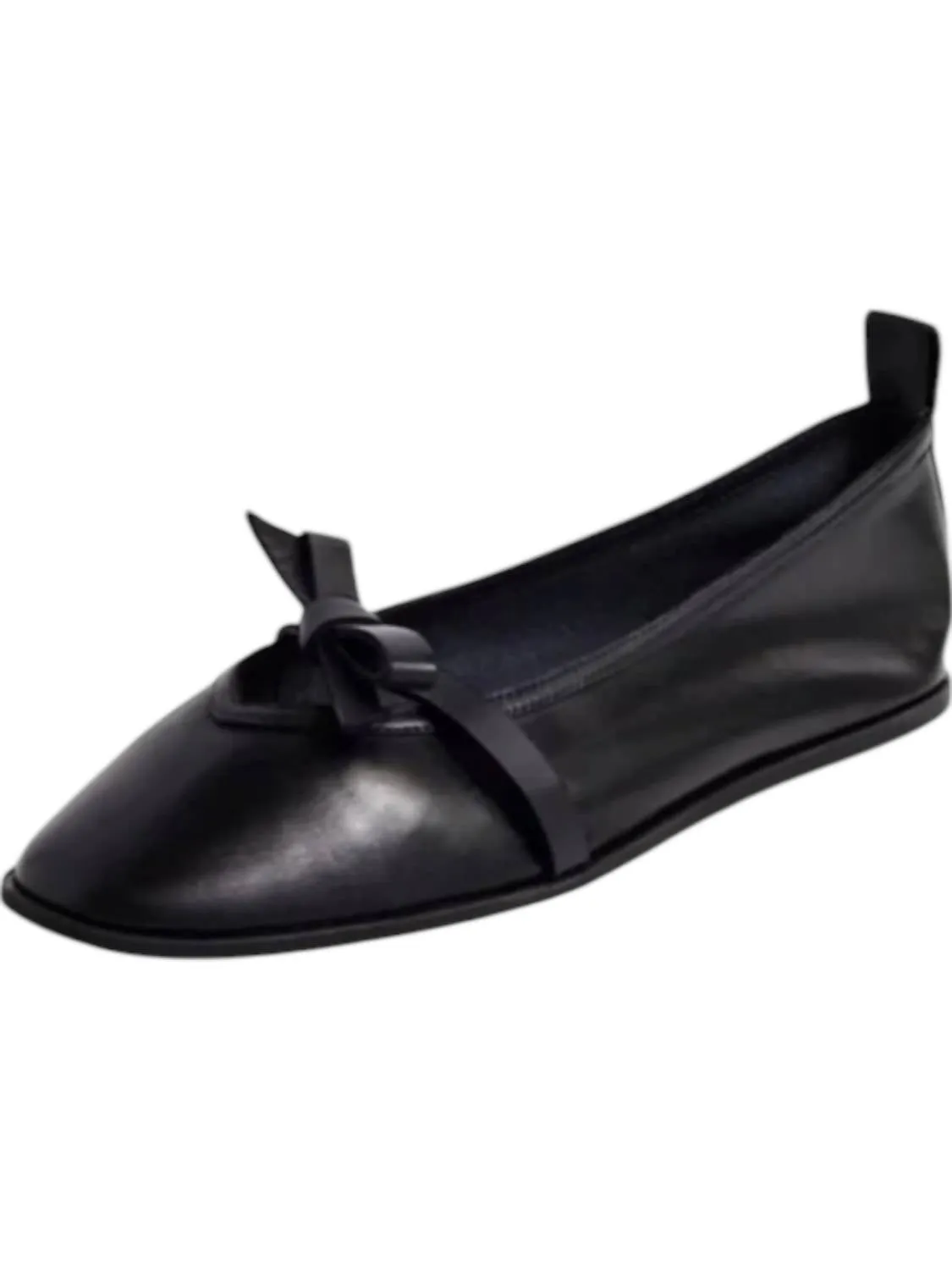 Mania Bow Flat In Black