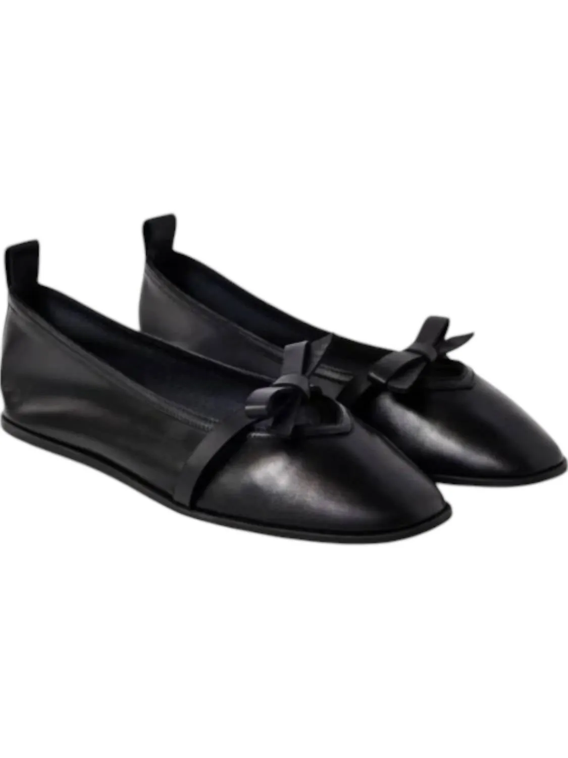 Mania Bow Flat In Black