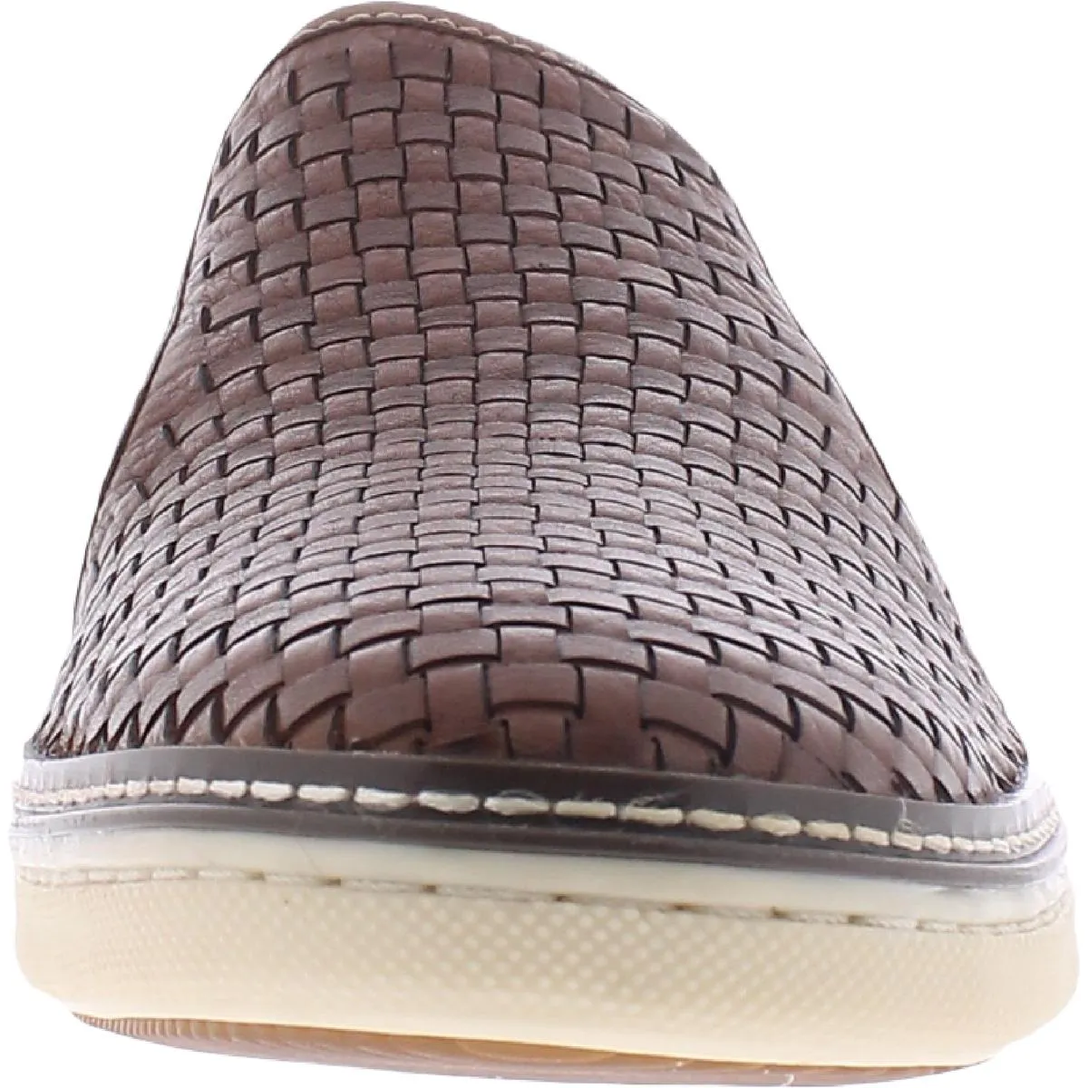 McGuffey Mens Leather Slip On Boat Shoes