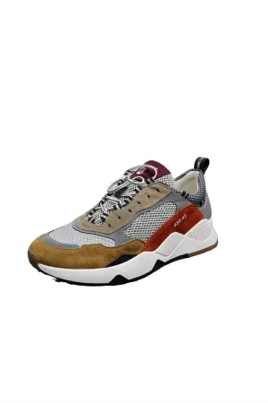 Men Runner Shoes In Camel/rust