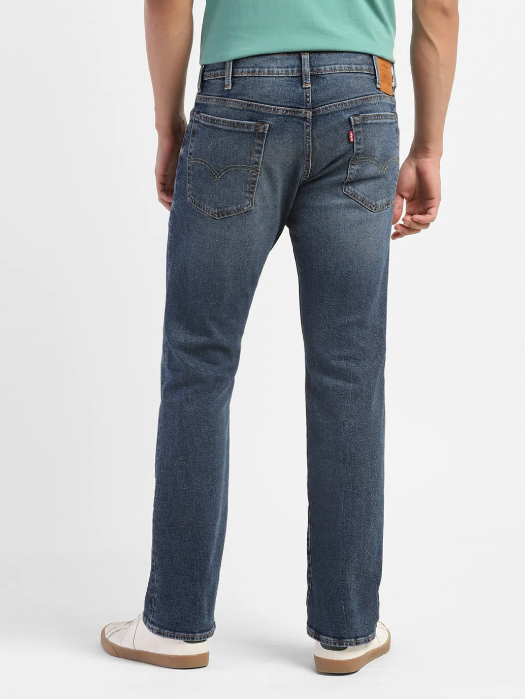 Men's 517 Blue Bootcut Fit Mid Rise Jeans