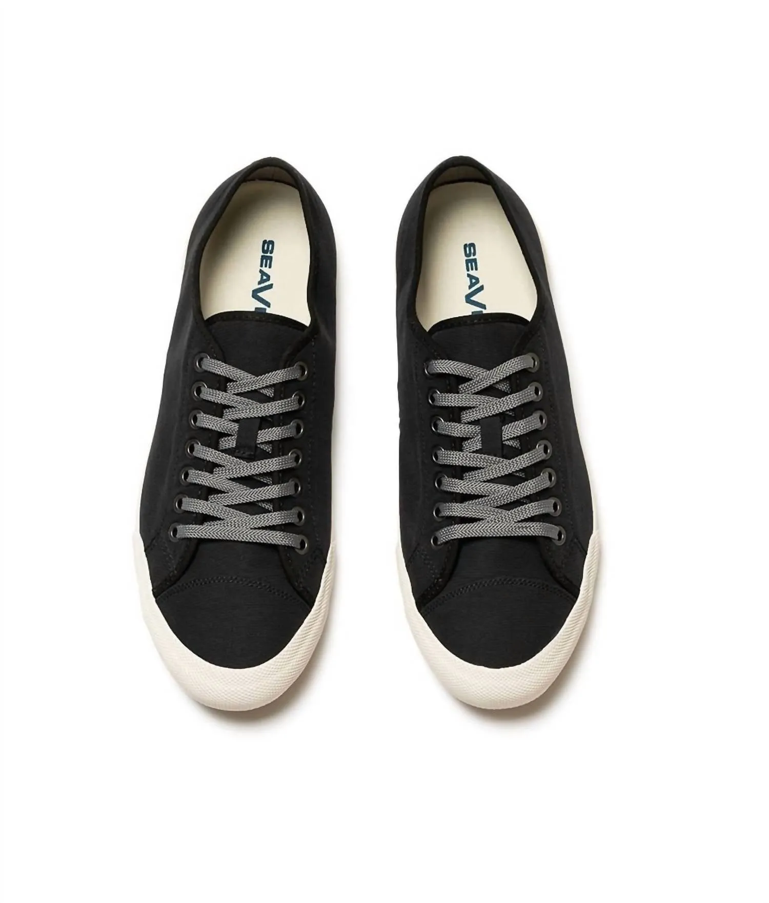 Men's Army Issue Low Standard Sneaker In Black Nylon