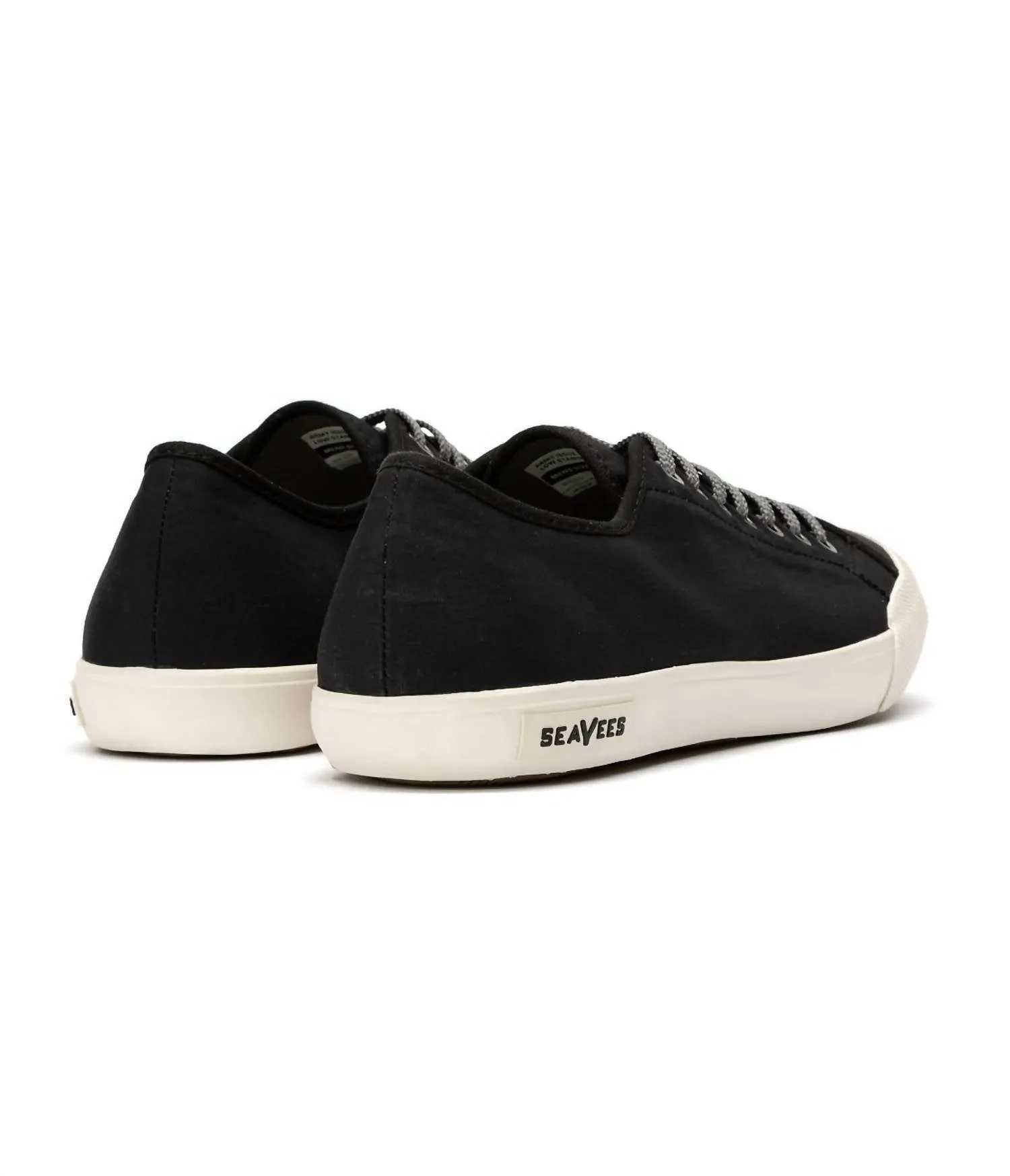 Men's Army Issue Low Standard Sneaker In Black Nylon