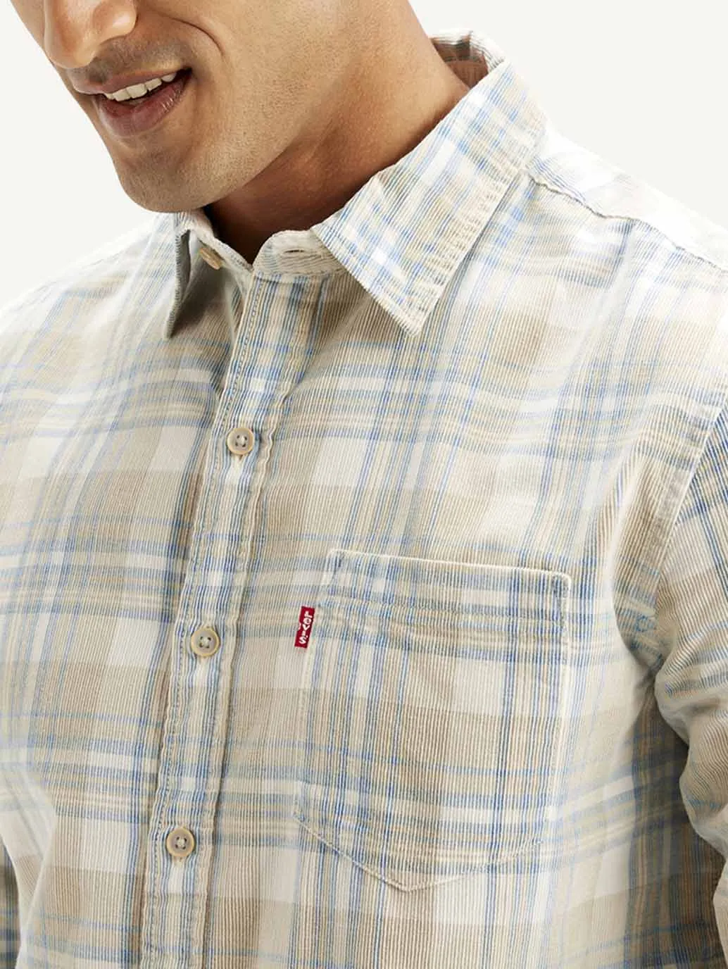Men's Checkered Slim Fit Shirt